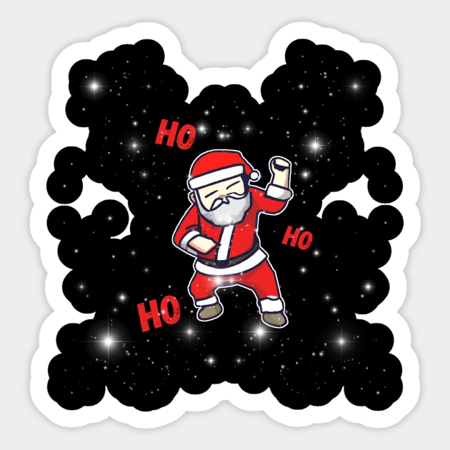 Dancing santa Sticker by Ritvik Takkar